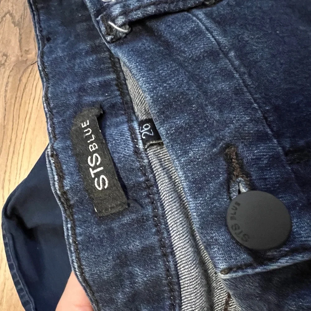 STS Blue flare bell bottom jeans sz 26 - Picture 5 of 5